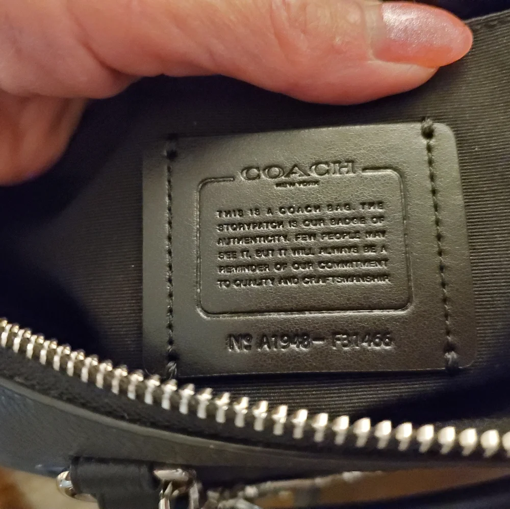 Coach Black Leather Satchel - Picture 10 of 10